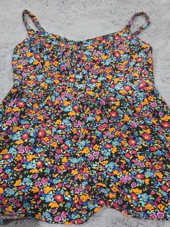 wild fable Pants - Target Wild Fable Black Floral Spaghetti-Strap Romper